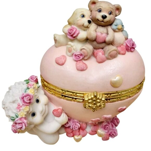 Dreamsicles Hinged Trinket Box #10370 "Secret Heart" 1997 - Picture 1 of 8